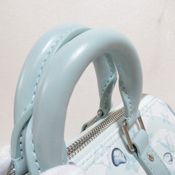 Authenticity Guaranteed LOUIS VUITTON Aua Keepall Boston Bag - Picture 4 of 10